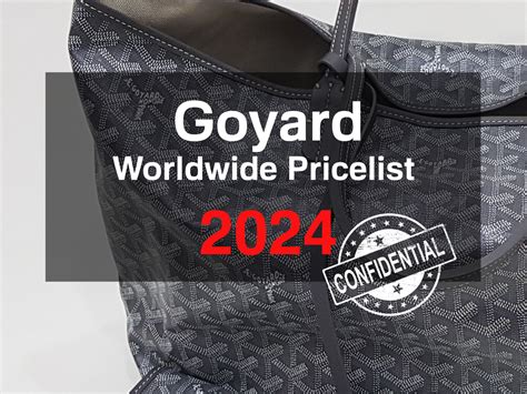 Paris vs us Goyard prices